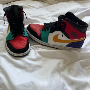 Jordan 1 Mid Multicolor